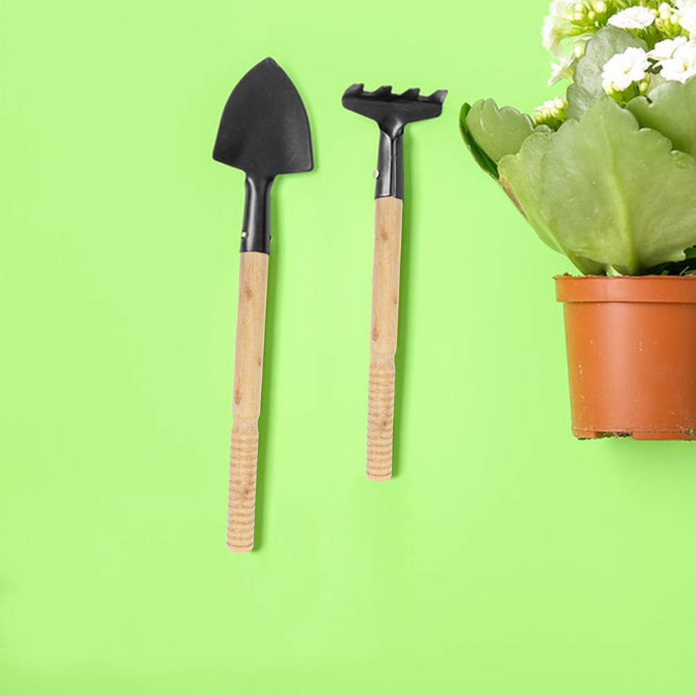 Gardening Tools Vegetables - Juego de 5 mangos de madera
