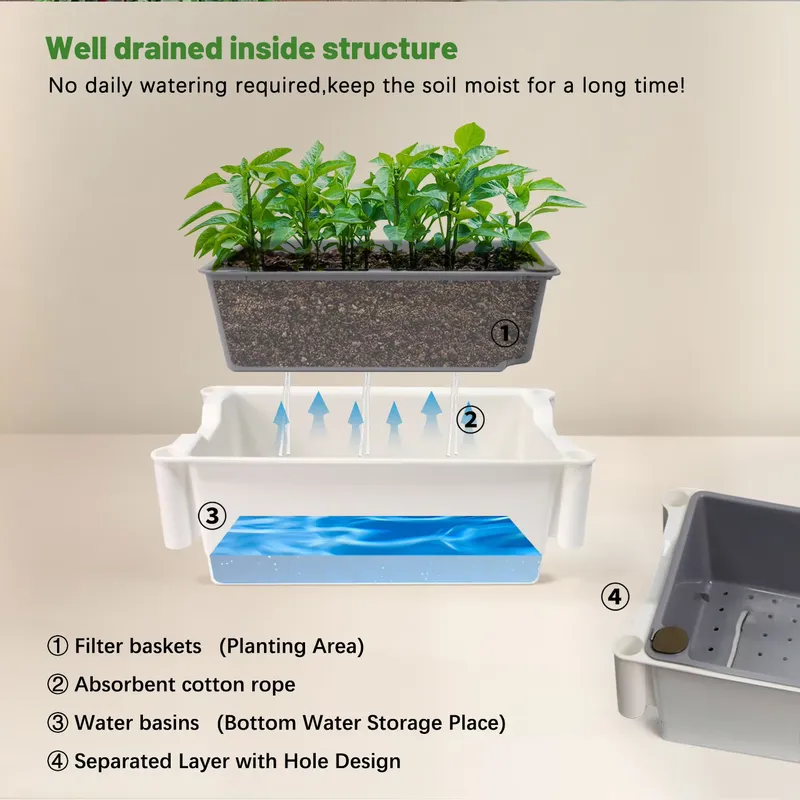 Jardinera Inteligente Vertical - Self-Watering Planter reseña y precio